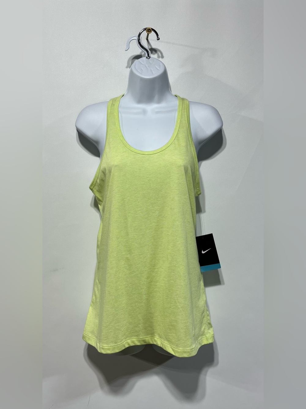 Nike Women's Dri-Fit Stay Cool Neon Lime Activewear Tank Top Size Medium NWT